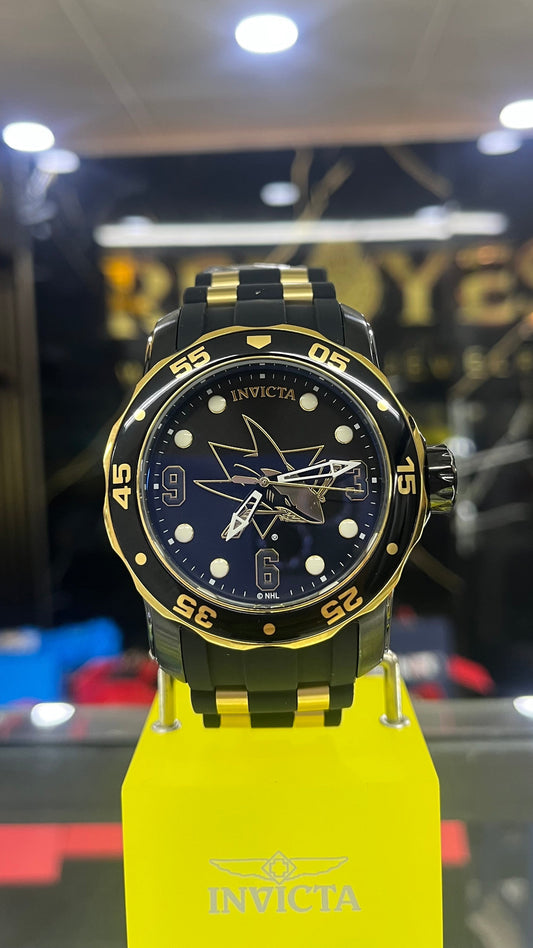 RELOJ DEPORTIVO INVICTA NHL SHARKS 42318 ORIGINAL