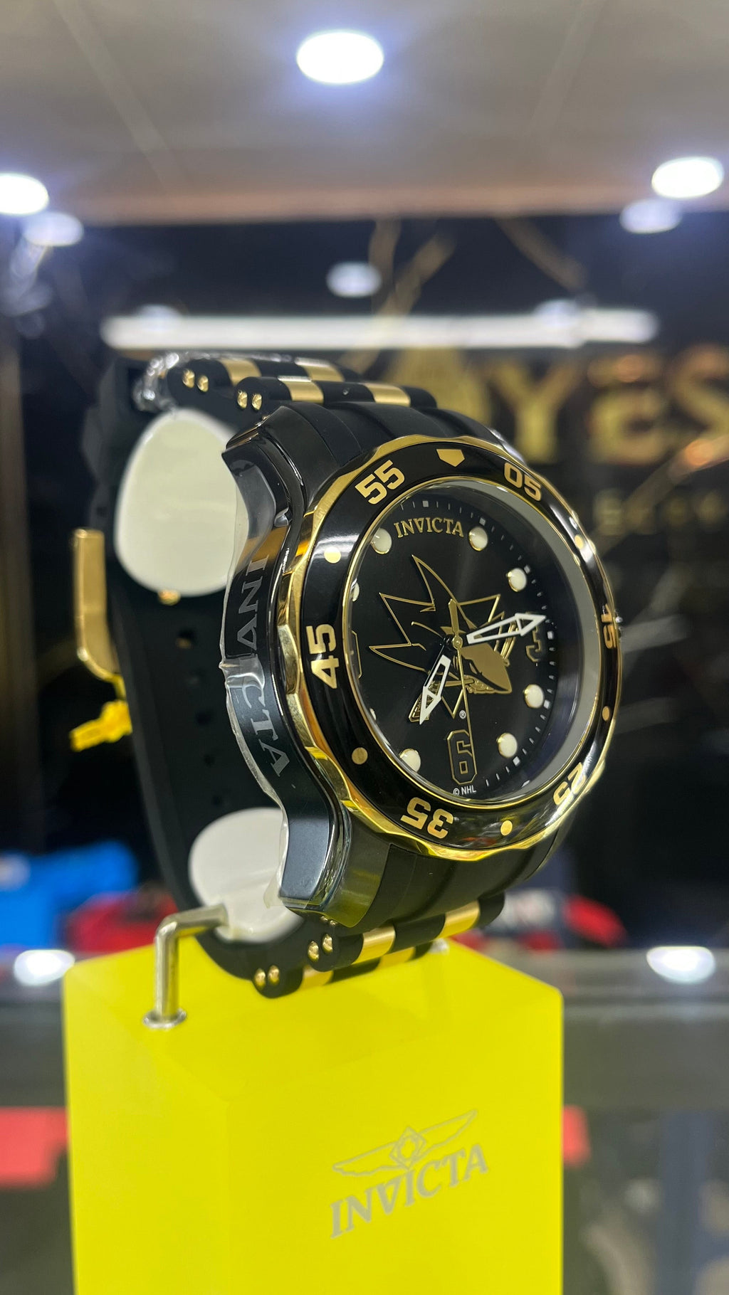 RELOJ DEPORTIVO INVICTA NHL SHARKS 42318 ORIGINAL